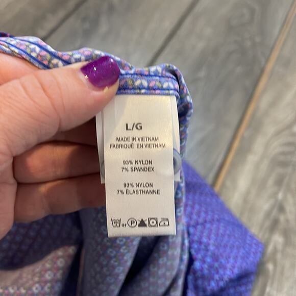 Nicoby Blue Print Button Down Shirt Men's Size Large NWT - Picture 7 of 8